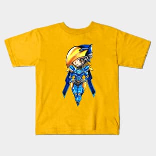 pharah overwatch chibi Kids T-Shirt